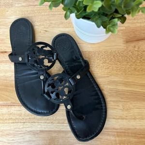 Tory Burch Black Miller Sandal Size 7